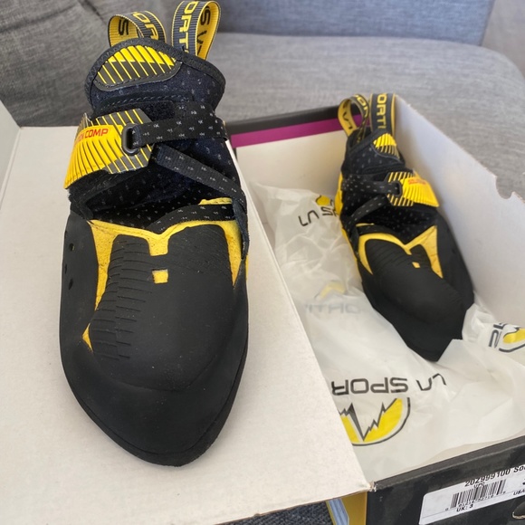La Sportiva Solution Comps Unisex EU35.5 Climbing Shoes - Picture 4 of 7